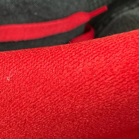 Nike Air Force 1 Red and White Sneakers - Picture 6 of 7